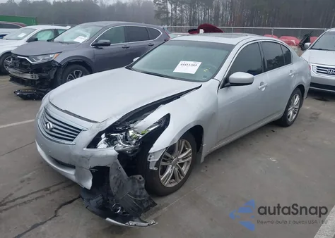 2013 Infiniti G37X z USA, uszkodzony, nr VIN JN1CV6AR5DM762160